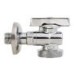 Угловой кран для подключения приборов  ( хром) 1/2"*1/2" TIM