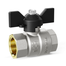 Кран шаровой латунный LD Pride вн-вн 1" 1/4 бабочка