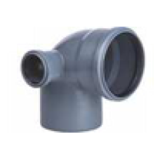 Отвод Мультимир 110 х 50 х 87.5 левый с кольцом