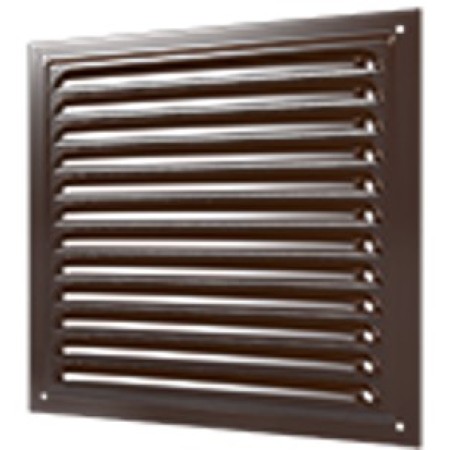 Решетка вентиляционная МЭ сетка 200х200 окраш.сталь Brown ERA