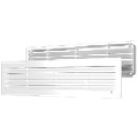 Решетка вентиляционная ДП фланец 432х117 переточная 450х131 пластик ERA