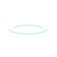 Прокладка АНИ Пласт плоская под горловину Ø 65 для сифонов ванн и моек