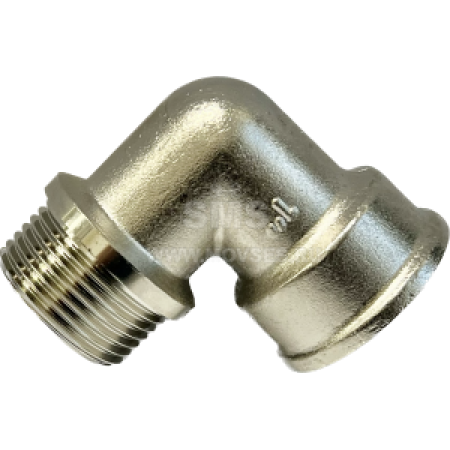 02 SMS16  Угол 1'' г/ш (164 гр) никель