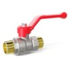 Кран шаровой латунный LD Pride нр-нр 1/2 рычаг RED