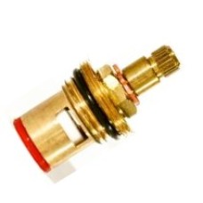 Кран-букса керамическая 1/2" 15 шлицов 2 резьбы PSM-1291-15