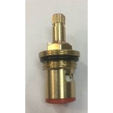 Кран букса 1/2 керамика с шир. резьбой под юбку 24 шлицов