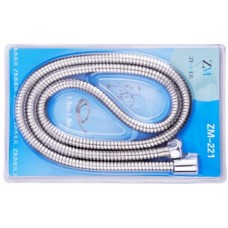 Шланг для душа 175 мм-200 мм, втулки латунные, гайки металические, в блистере