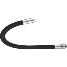 Гибкий излив для кухни силикововый черный