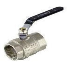 Кран шаровой усиленный (длиный рычаг) никелированный  1/2"г/г (1/20) TIM