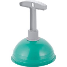 Вантуз Disco D125 Т-обр.ручка,цв. аквамарин