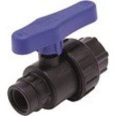 CN-TB ПНД Кран шаровой разъемный вн./вн. 1/2" TEBO