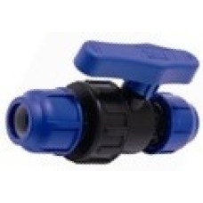 TR-TB ПНД Кран шаровой разъемный 32 x 1" вн. резьба TEBO