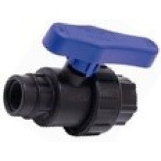 TR-TB ПНД Кран шаровой разъемный вн./вн.  3/4"  TEBO