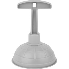 38/11 Вантуз Disco D125 Т-обр.ручка,цв. серебро, арт.SC 3203