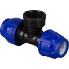 CN-TB ПНД Тройник вн. резьба 25 x 3/4" x 25 TEBO