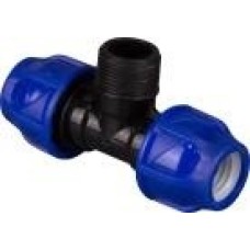 CN-TB ПНД Тройник нар. резьба 25 x 1/2" x 25 TEBO