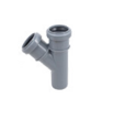 PP-H Тройники Политэк переходные 40 х 40 х 45˚ для внутренней канализации