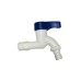 PL3KR-1/2 Кран водоразборный 1/2 , из высокопрочного пластика - БЕЛЫЙ
