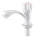 PL3-269F Кран для одной воды, из высокопрочного пластика- БЕЛЫЙ
