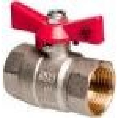 Кран шаровой полный проход TEBO ВН/ВН  1/2" бабочка (16/128)