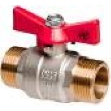 Кран шаровой полный проход TEBO НАР/НАР  1/2" бабочка (14/112)