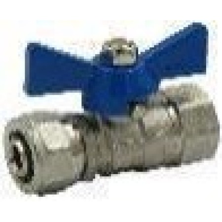 Кран шаровой (бабочка) МП 16Ц*1/2М (25\100) TIM