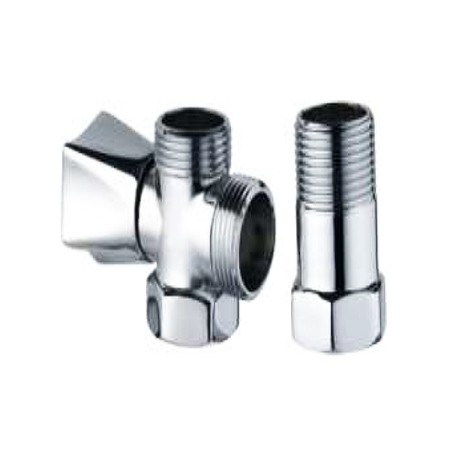 Вентиль-тройник бытовой с удлинителем 3/4*3/4*3/4