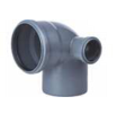 Отвод Мультимир 110 х 50 х 87.5 правый с кольцом