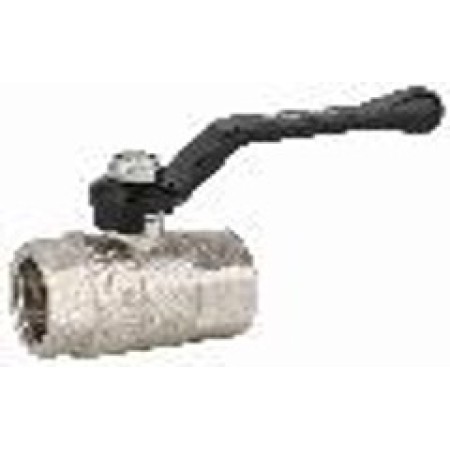 Кран шаровой полнопроходной ВР-ВР,рычаг из алюминия 1/2" x 1/2"