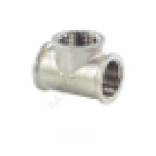 тройник SantechSystems латунь никель  Ду 20 (3/4) ВР-ВР