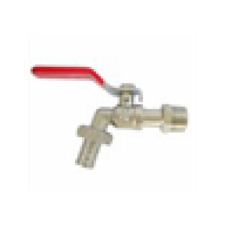 кран шаровой SantechSystems латунь никель водоразборный Ду 15 (1/2) НР-ШТЦ