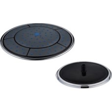 Лейка для душевой кабины с наружней резьбой 3/4 мм, диаметр 250мм ZM-0825