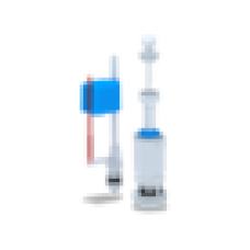 Арматура для бачка АНИ Пласт нижнее подключение 1/2" пластик штуцер 1 режим шток сливной / наливной