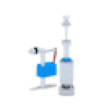 Арматура для бачка АНИ Пласт боковое подключение 1/2" пластик штуцер 1 режим шток сливной / наливной