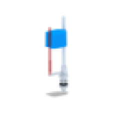 Арматура для бачка АНИ Пласт нижнее подключение 1/2" пластик штуцер   сливной / наливной механизм 5