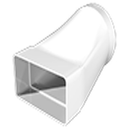 Переходник СПКП D100 эксцентриковый 55х110 пластик ERA