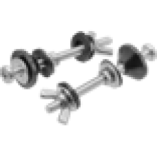 Крепление MasterProf для бачка унитаза М6 с гайкой барашек Premium (нерж), MP