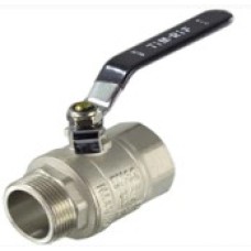 Кран шаровой усиленный (длиный рычаг) никелированный  1/2"г/ш (1\20) TIM