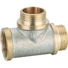 02 SMS19  Тройник  3/4'' г/ш/ш  никель