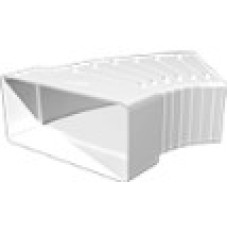 Колено КРП 55х110 разноугловое пластик ERA