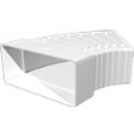 Колено КРП 55х110 разноугловое пластик ERA