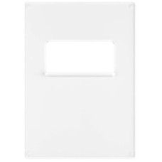 Площадка торцевая ПТП фланец 55х110 150х150 пластик ERA