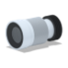 Удлинитель гибкий АНИ Пласт 110мм для унитаза выпуск 230-530 мм