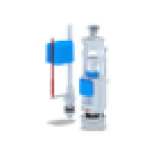 Арматура для бачка АНИ Пласт нижнее подключение 1/2" пластик штуцер 2 кнопки (эконом) сливной / нали