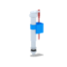 Арматура для бачка АНИ Пласт нижнее подключение 1/2" пластик штуцер   сливной / наливной механизм