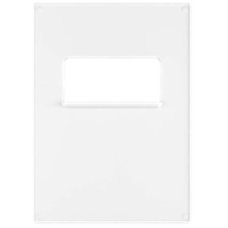 Площадка торцевая ПТВ фланец 55х110 вертикальная 180х250 пластик ERA