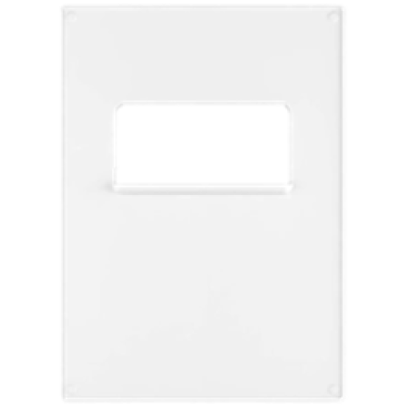 Площадка торцевая ПТВ фланец 55х110 вертикальная 180х250 пластик ERA