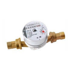 Счетчик воды универ. METER СВУ-15 (L=110мм / 335гр) с КМЧ обр/клапан