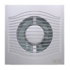 Вентилятор накладной SLIM D100 обр.клапан Gray metal DICITI