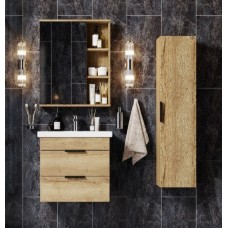 Тумба Onika Легран 60 подвесная, дуб галифакс (ум. Фостер 60)